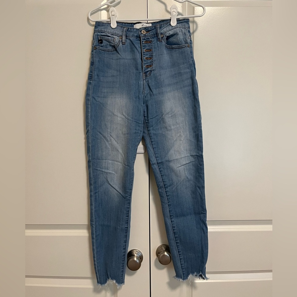 KanCan High-Waisted Blue Jeans